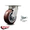Service Caster 5 Inch Kingpinless Poly on Polyolefin Wheel Swivel Caster with Swivel Lock SCC SCC-KP30S520-PPUR-BSL - alternate 4